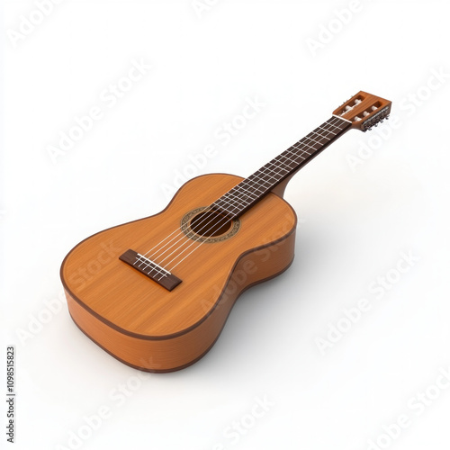 Acoustic Guitar Isolated
