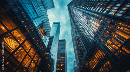 Wallpaper Mural The background includes skyscrapers and soft lighting, adding depth to the composition. Torontodigital.ca