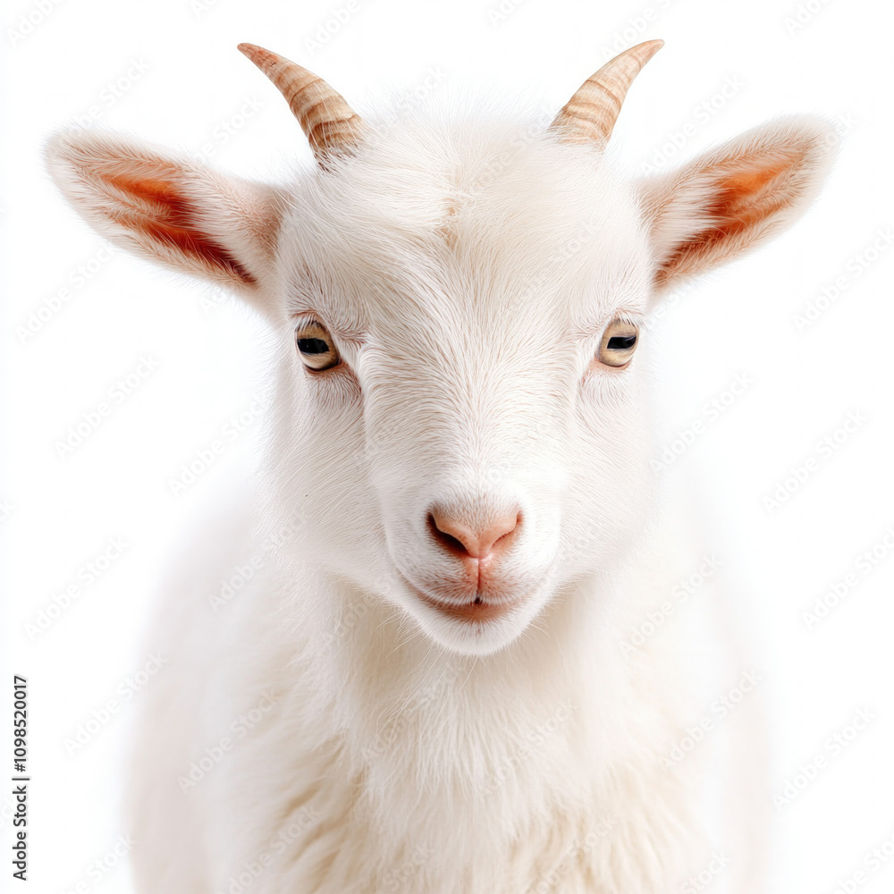 Fototapeta premium Goat Isolated On White