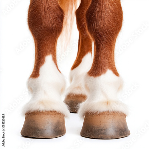Horse Hooves Isolated