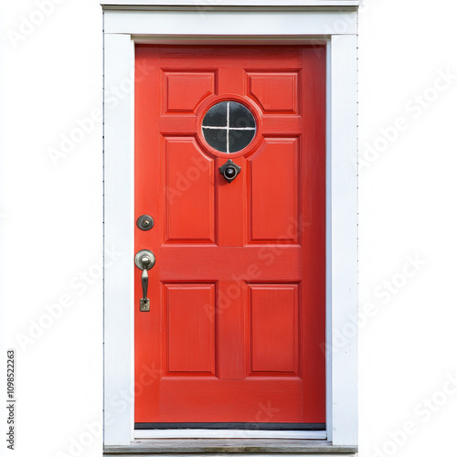 Red Door Isolated