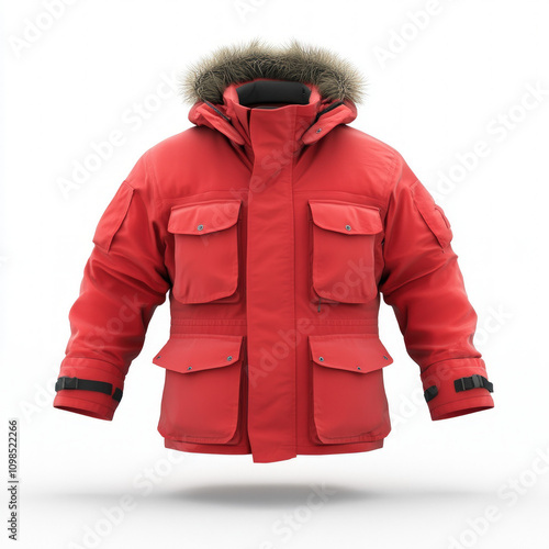 Red Jacket Isolated