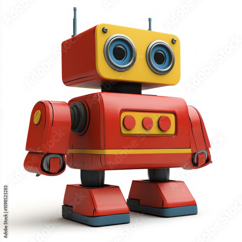 Toy Robot Isolated