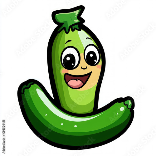 Zucchini Isolated