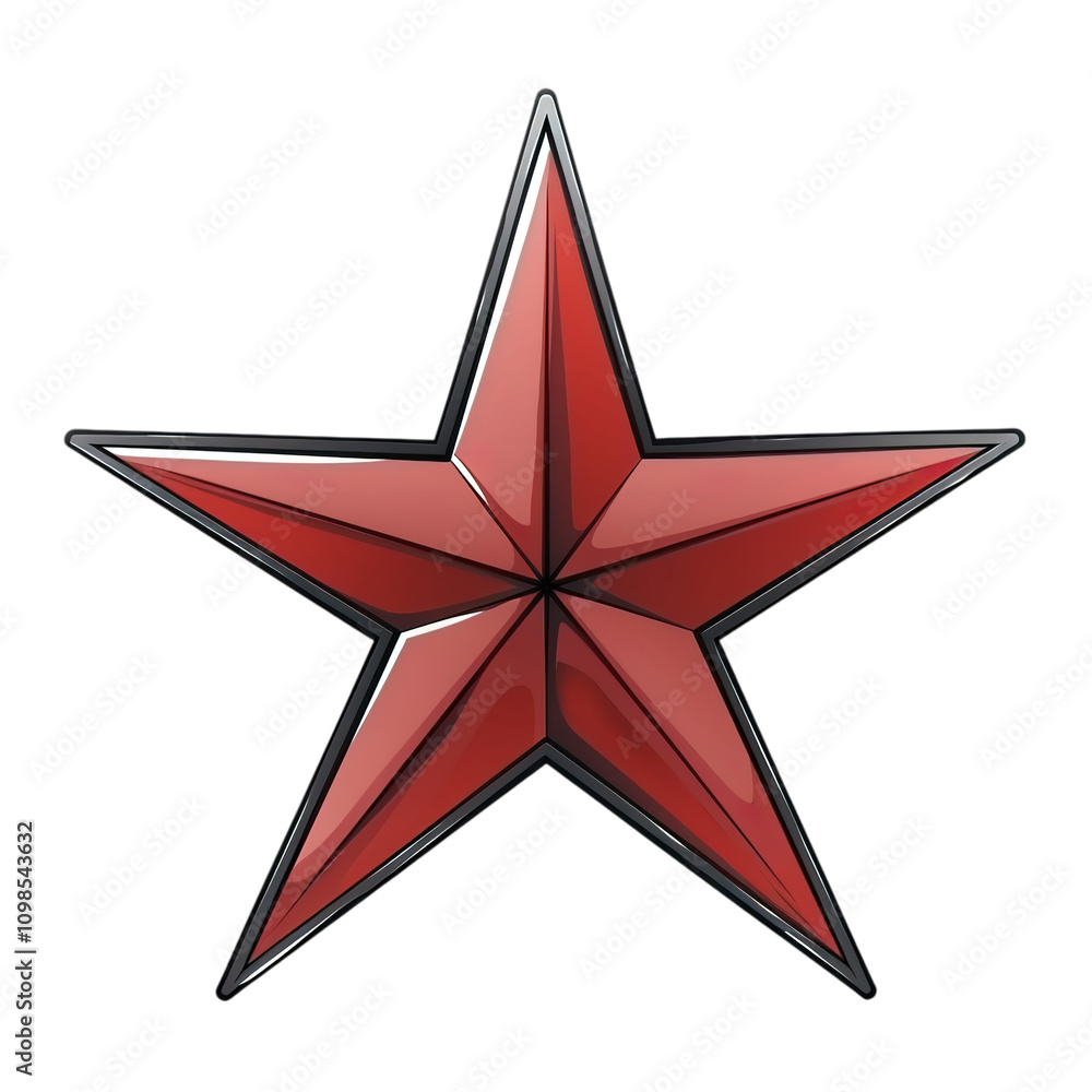 Obraz premium star isolated on white background