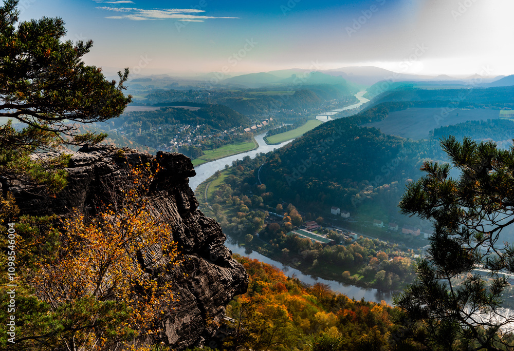 Fototapeta premium Elbe River Germany