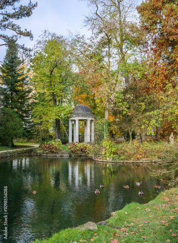 Parc de l'Arquebuse à Dijon en France