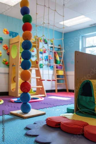 Kids playground equipment for outdoor or indoor use, suitable for daycare centers or family fun zones