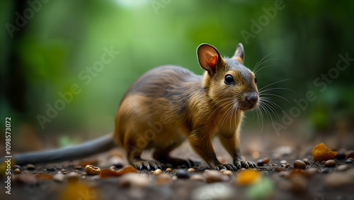 Agouti in Tropical Rainforest photo