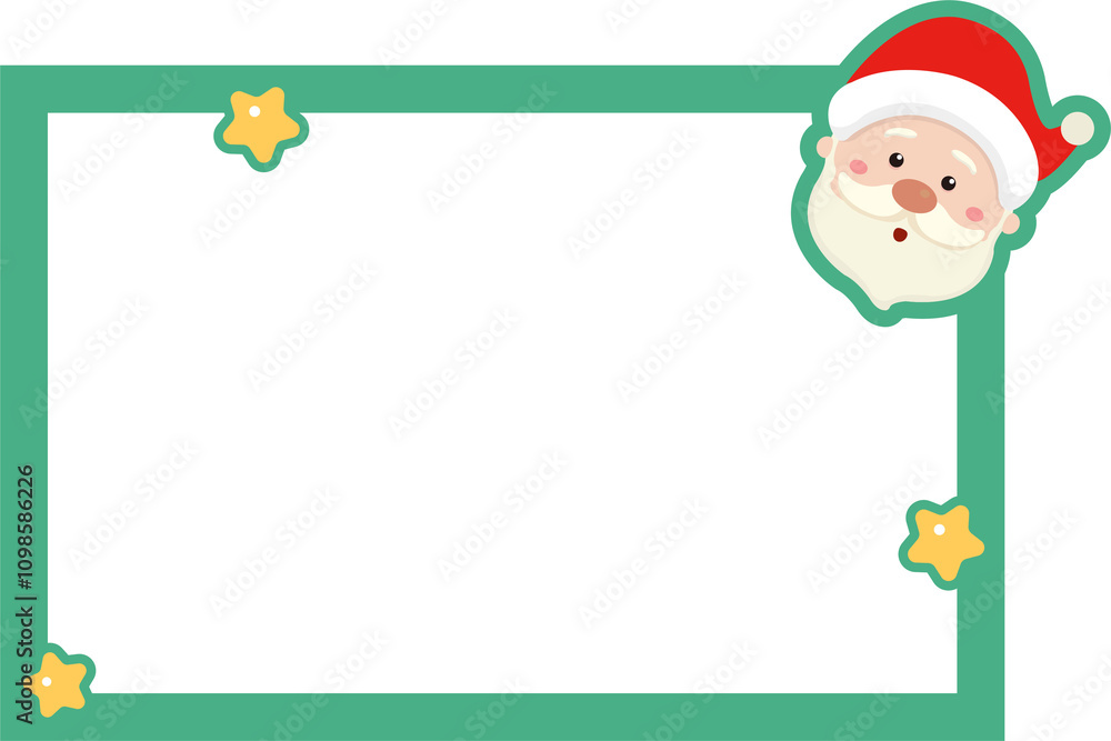 Naklejka premium Christmas Frame