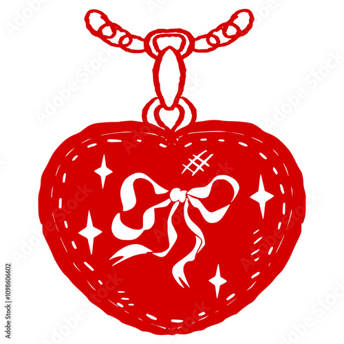 Heart Locket ,Coquette clipart, vintage locket, heart locket Bundle ,Wedding Invitation icon, Valentine locket Doodle Cricut, hand drawn illustration, heart locket with bow