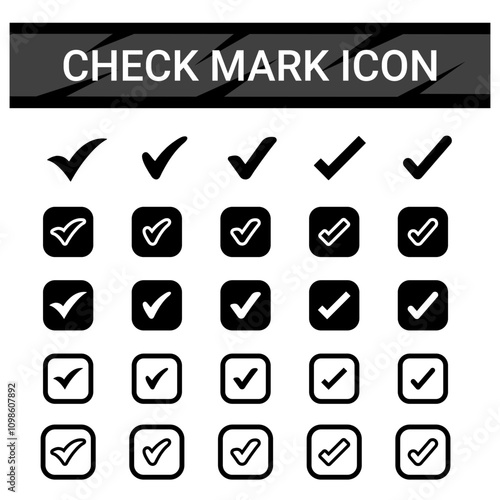 Check Mark, Valid, Yes, Confirmation, Okey, Positive checked, confirm, Acceptance in checklist, icon