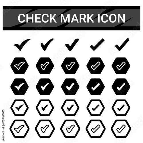 Check Mark, Valid, Yes, Confirmation, Okey, Positive checked, confirm, Acceptance in checklist, icon