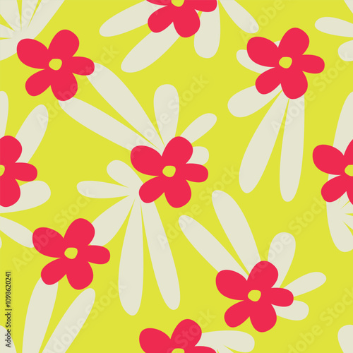 Trendy Floral pattern in the many kind of flowers. Tropical botanical Motifs scattered random. Seamless vector texture. Printing with in hand drawn style on dark background