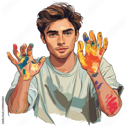 Charakter aus der Sammlung: Quer durch die Gesellschaft, Bevölkerung, Vektor, Charakterdesign, Illustration