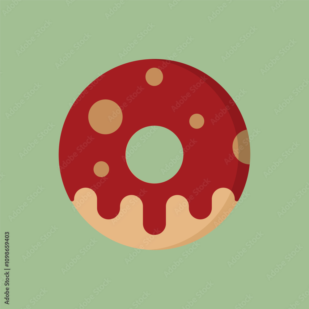 Fototapeta premium donut icon