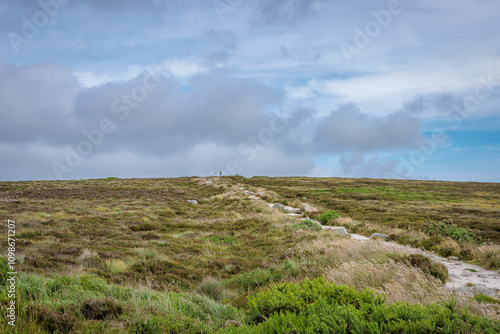 Photography Dublin, Ireland - July 19 2024 Hiking in south part of Dublin