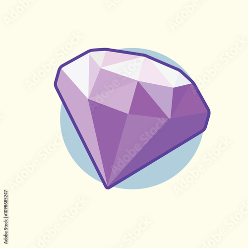 Premium purple diamond