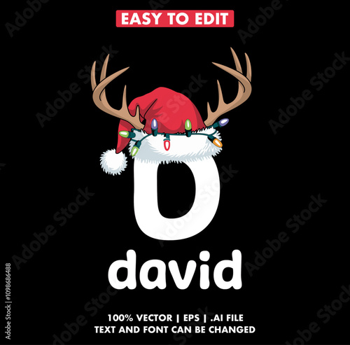 Personalized Family Christmas Name Shirt vector design