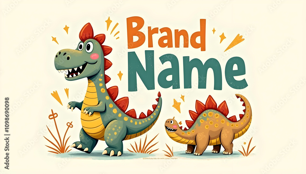 Fototapeta premium Cartoon mascot animal logo design