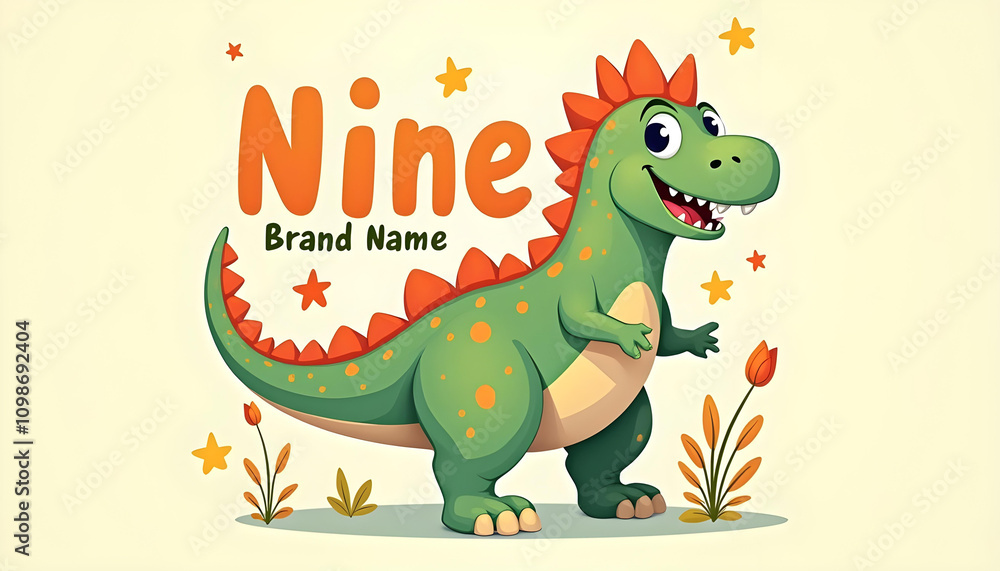 Fototapeta premium Cartoon mascot logo design