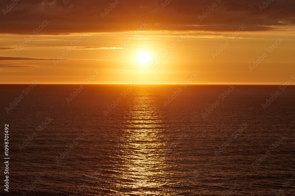 Fototapeta premium September Sunset in Cornwall