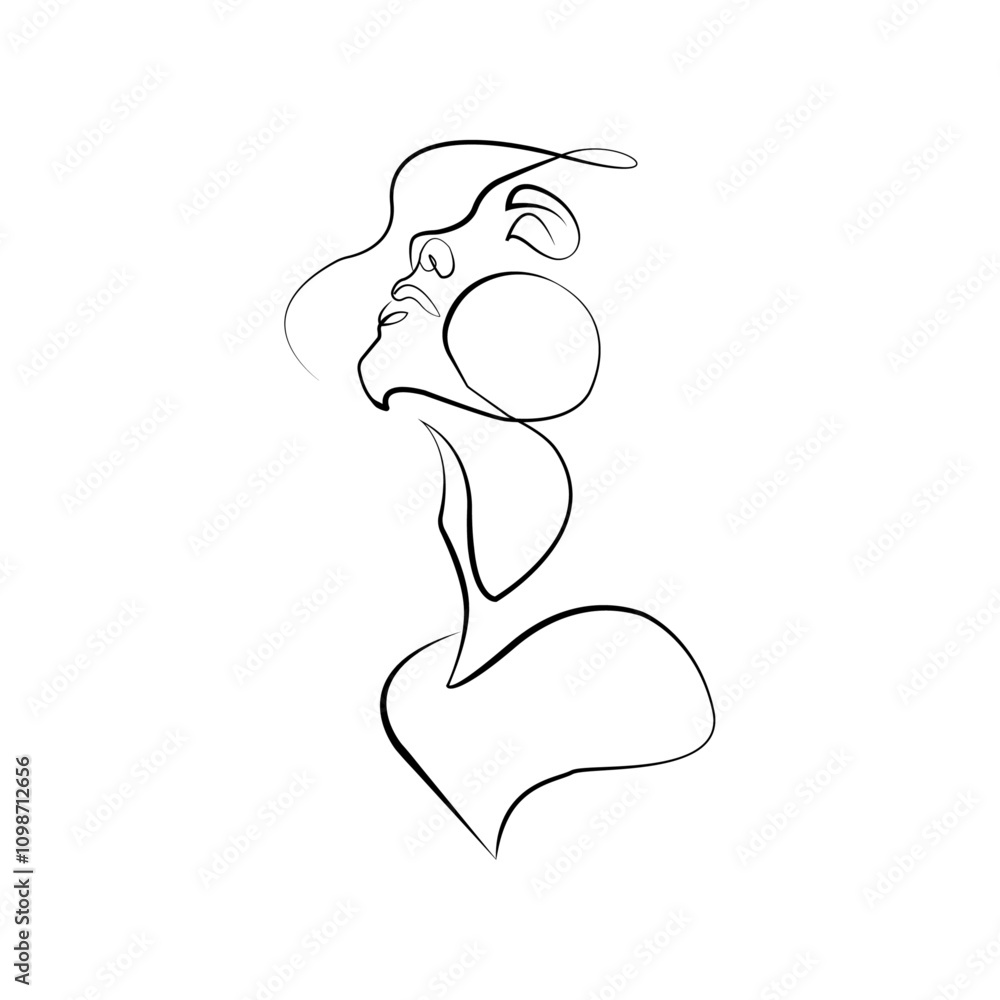 Obraz premium illustration of a girl