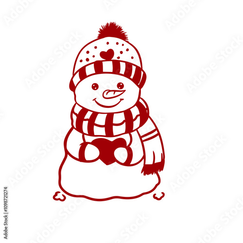 Cute Snowman