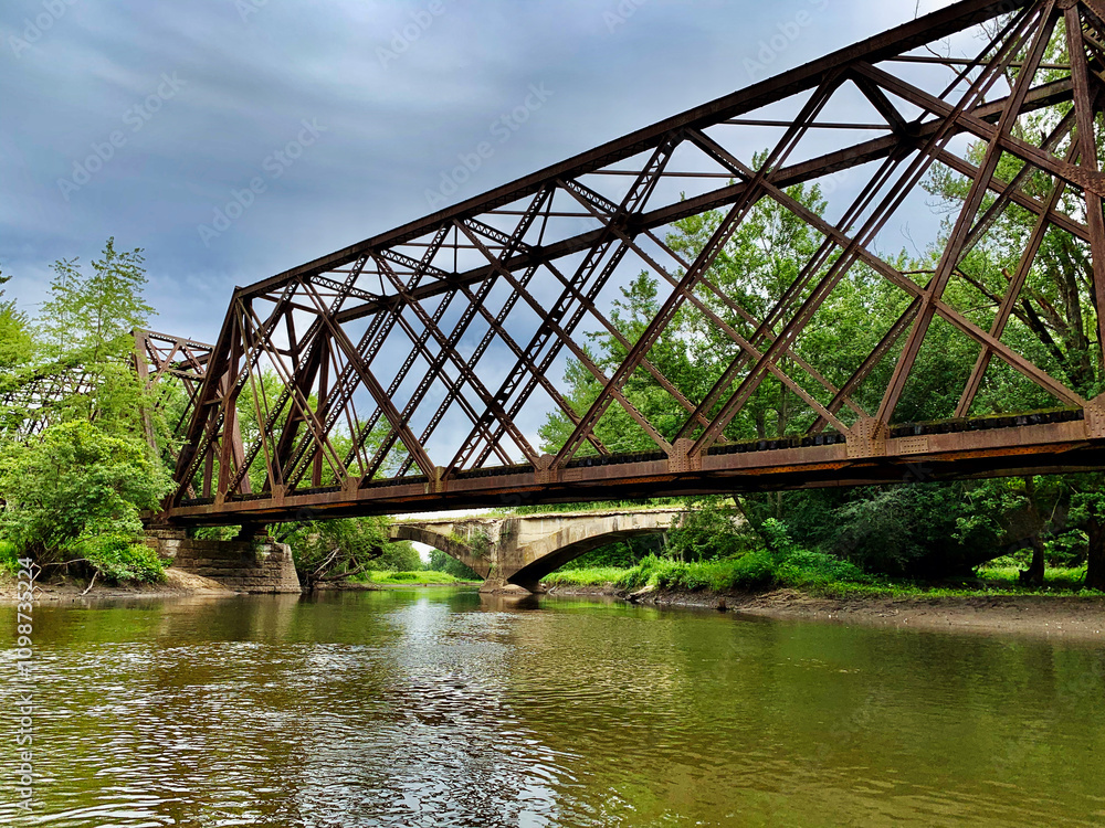 Obraz premium bridge over river