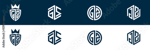 Free Download Typography letter GZ ZG logo design - GFXLoad