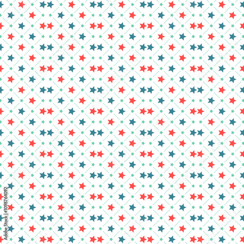 red and white stars