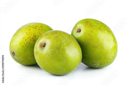 Kakadu plum on white backdrop photo