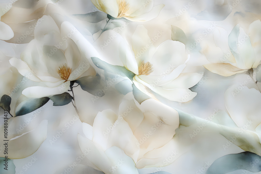 Fototapeta premium white flowers