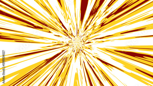 Speed burst background. Comic effect. Black speed lines on white background.Speed rays comic impact.