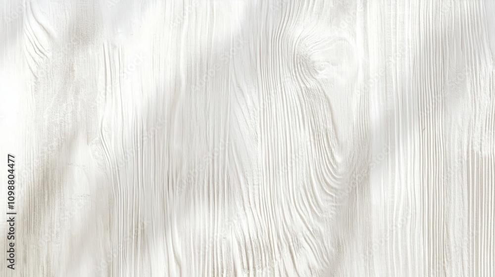 Obraz premium White Wood Surface with Light Patterns for Design Background