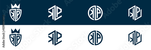 Free Download Trendy KP PK letter logo design - GFXLoad