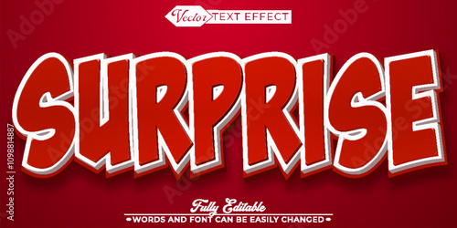 Surprise Vector Editable Text Effect Template
