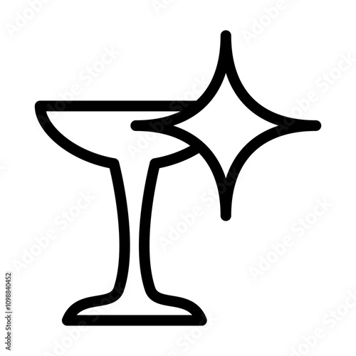 Wine glass icon template