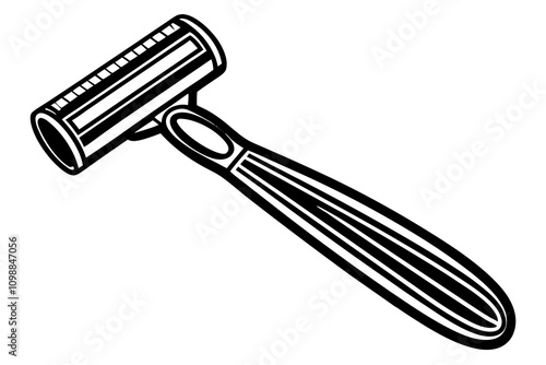 shaving razor isolated on a white background vector illustration