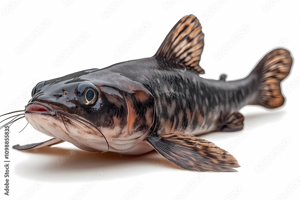 Fototapeta premium Catfish isolated on white background