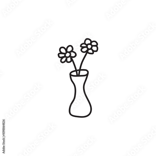 vase with flowers