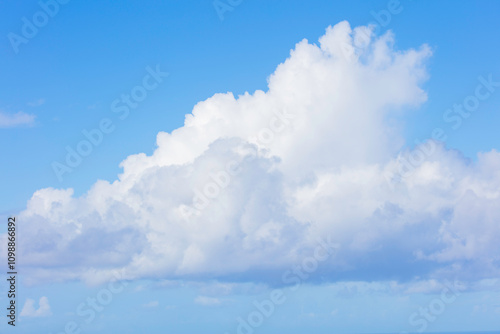 blue sky with white clouds