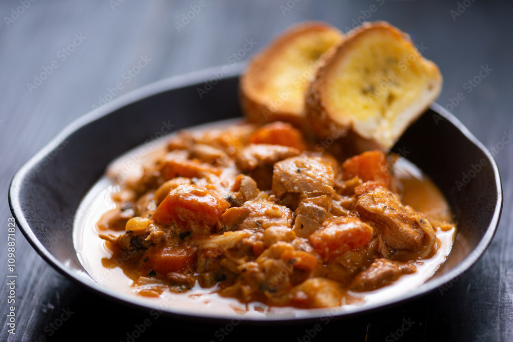 traditional chicken stew comfort food