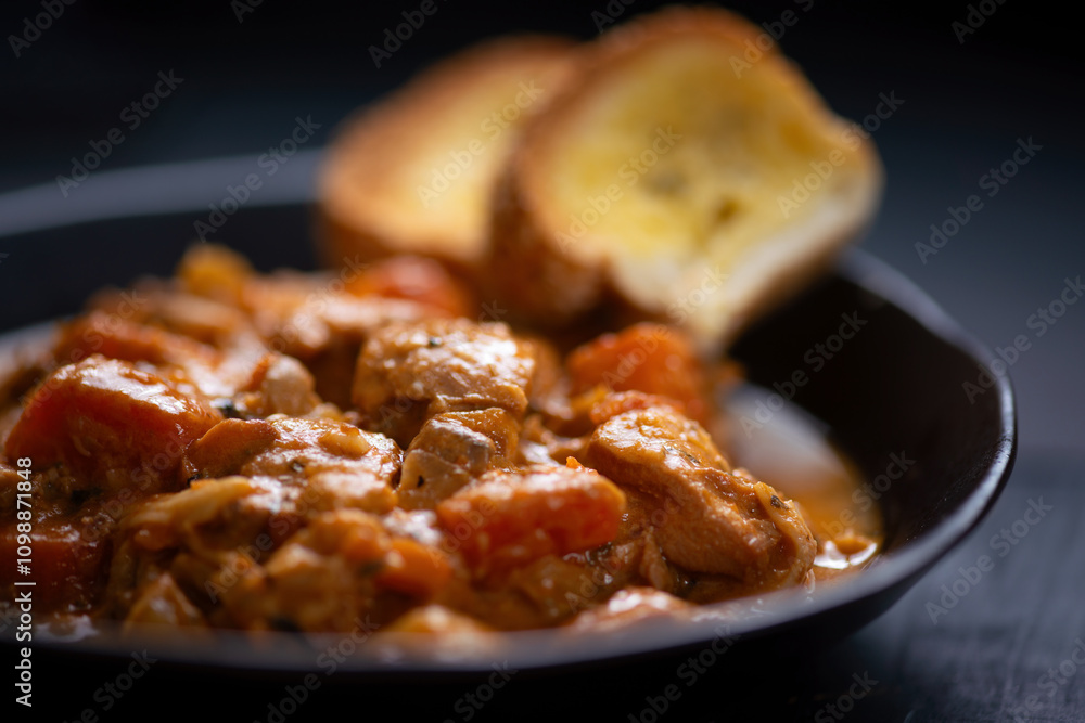 traditional chicken stew comfort food
