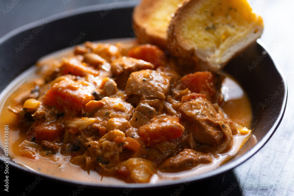 traditional chicken stew comfort food