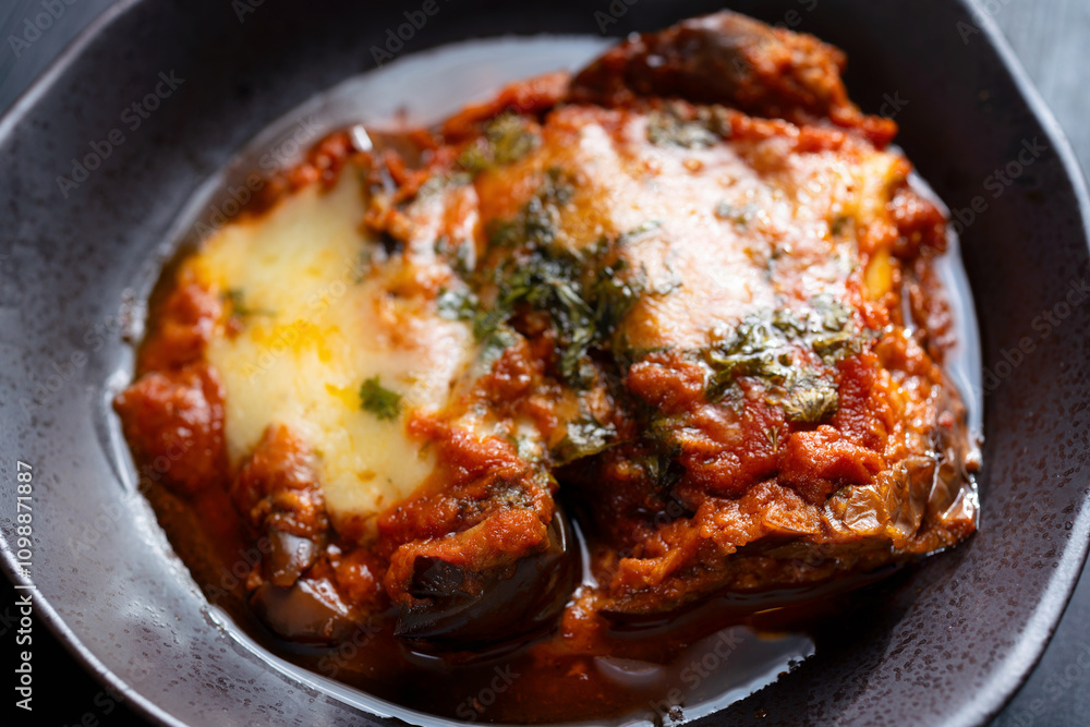 rustic italian eggplant parmigiana