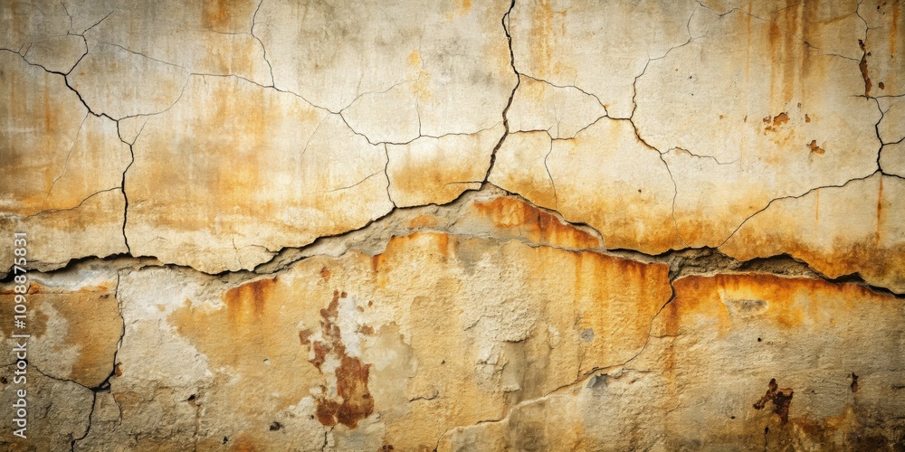 Fototapeta premium Grunge wall texture with crack, grunge, wall, texture, crack, weathered, aged, background, rough, old, worn, decay