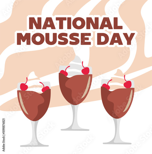 happy national mousse day with delicious mousse