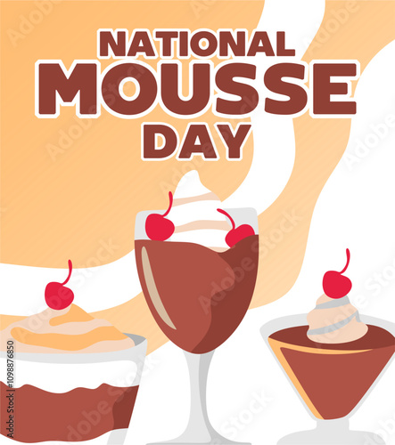 happy national mousse day with delicious mousse