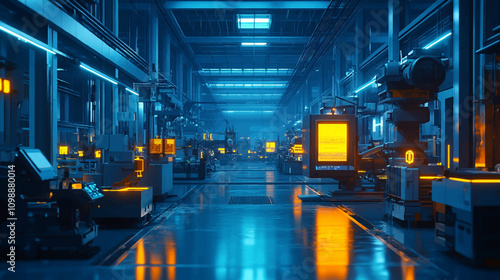 A smart factory presents a seamless integration of connected machines and workers. Increased efficiency, real-time communication, and data driven decision making. Advent of Industry 4.0